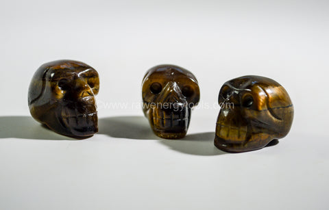 Tiger's Eye Crystal Skull