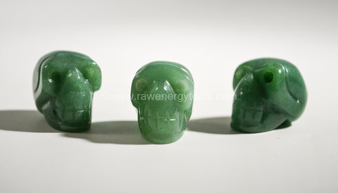 Green Aventurine Skull