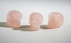 Rose Quartz Skull