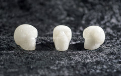 White Aventurine Skull