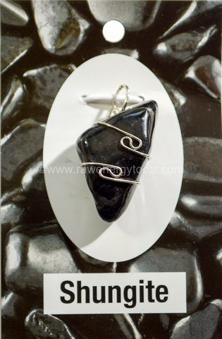 Shungite Wrapped Pendant