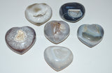 Agate Geode Hearts