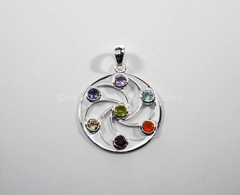 Cosmic Circle Chakra Pendant