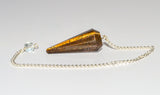 Tiger 's Eye Pendulum - Raw Energy Tools