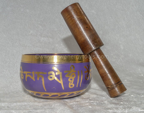 Tibetan Singing Bowl, Purple