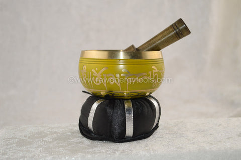 Tibetan Singing Bowl, Yellow