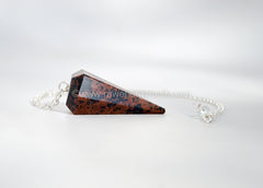 Mahogany Obsidian Pendulum
