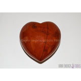 Red Jasper Puffy Heart - Raw Energy Tools