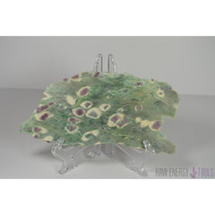 Ruby Zoisite Hand Polished Slab